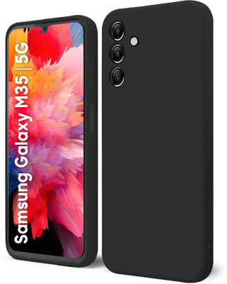 DMJHP Back Cover for SAMSUNG Galaxy M35 5G(Black, Camera Bump Protector, Pack of: 1)