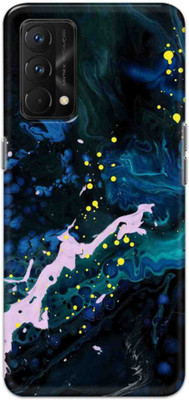 NDCOM Back Cover for Realme GT Master Edition Color Art Blue Printed(Multicolor, Hard Case, Pack of: 1)