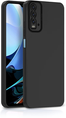 ZAMN Back Cover for REDMI 9 POWER(Black, Silicon, Pack of: 1)