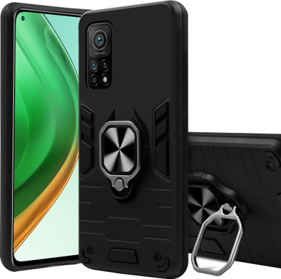 BOZTI Back Cover for Mi 10T Pro(Black, Rugged Armor, Pack of: 1)