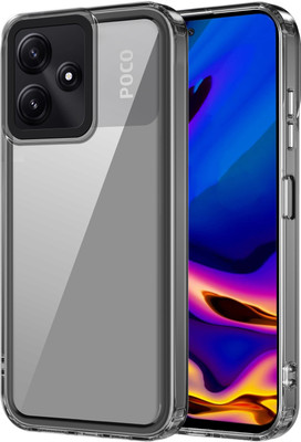 GLOBAL NOMAD Back Cover for Poco M6 Pro 5G(Black, Grip Case, Pack of: 1)