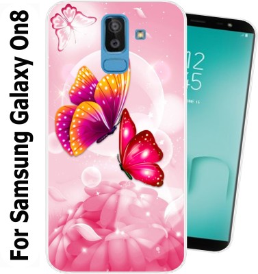 SmartGoldista Back Cover for Samsung Galaxy On8(Multicolor, Silicon, Pack of: 1)