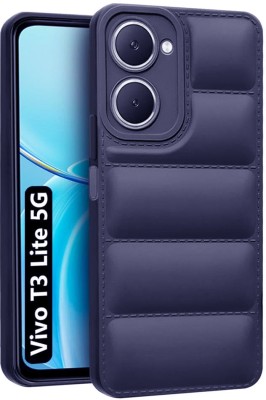 Micvir Back Cover for Vivo T3 Lite 5G(Blue, Camera Bump Protector, Pack of: 1)