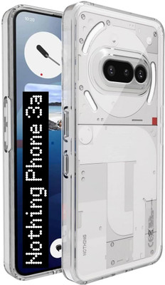 Doubledicestore Back Cover for Nothing Phone 3A(Transparent, Silicon, Pack of: 1)