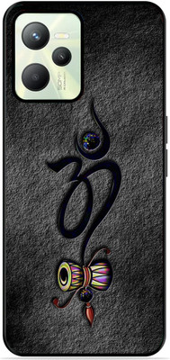 FAZAKA Back Cover for Realme C35 On Glossy Metal Phone | LORD SHIVA(Black, Dual Protection, Pack of: 1)