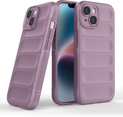 GLOBAL NOMAD Back Cover for Apple iPhone 15(Purple, Grip Case, Silicon, Pack of: 1)