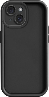 SCALEBEE Back Cover for Apple iPhone 13 Soft Silicon Anti Shock Scratch Proof Camera Protection Phone Case(Black, Flexible, Silicon, Pack of: 1)