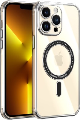 MUVIK Back Cover for Apple Iphone 13 Pro(Silver, Shock Proof, Pack of: 1)