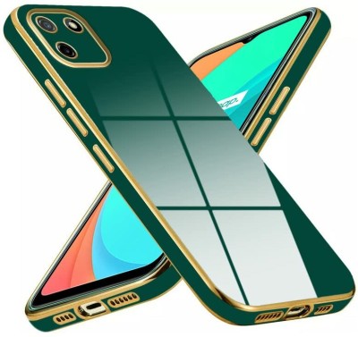 Vonqo Back Cover for Realme C11(Green, Dual Protection, Silicon, Pack of: 1)