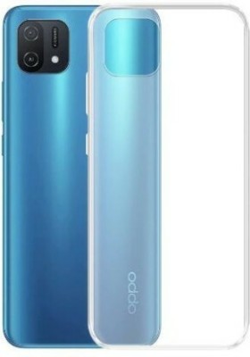 Aarov Back Cover for Oppo A16K, Designer Plain Back Cover(Transparent, Grip Case, Silicon, Pack of: 1)