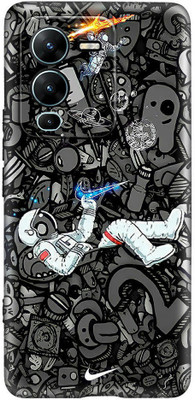 FeelWhiz Back Cover for Vivo V25 Pro(Black)