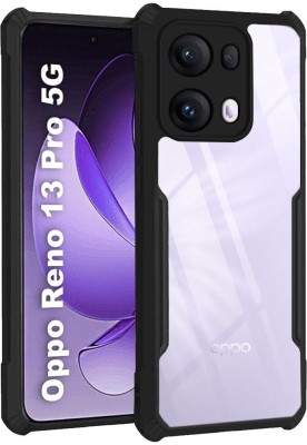 KGL KING Back Cover for Oppo Reno 13 Pro 5G(Transparent, Shock Proof, Pack of: 1)