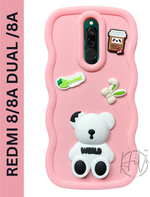 Hive Back Cover for Redmi 8 4G, Redmi 8A 4G, Redmi 8A Dual 4G(Pink, Grip Case, Silicon, Pack of: 1)