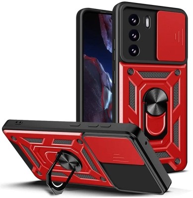 RUNICHA Back Cover for Oppo Reno 12 Pro 5G(Red, Slider, Pack of: 1)