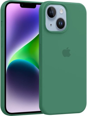 ED ELYON DESIGN Back Cover for Apple iPhone 14(Green, Grip Case, Silicon, Pack of: 1)