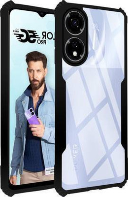PrintCzar Back Cover for itel P55 5G(Black, Shock Proof, Pack of: 1)