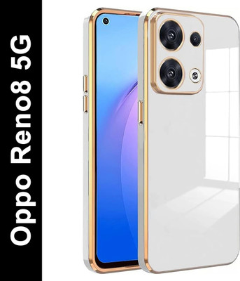 Micvir Back Cover for Oppo Reno8 5G(White, Silicon, Pack of: 1)