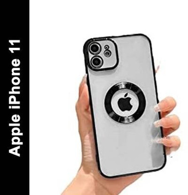 Nice Assoseries HUB Back Cover for Apple iPhone 11(Black, Flexible, Silicon, Pack of: 1)