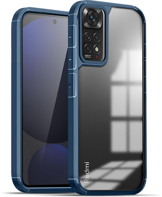 KARWAN Back Cover for Redmi Note 11 Pro(Blue, Shock Proof, Pack of: 1)