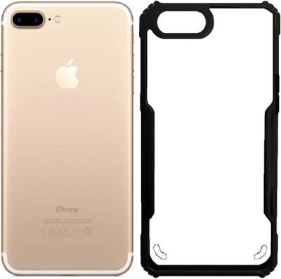 Carrywrap Back Cover for Apple iPhone 7 Plus(Black, Camera Bump Protector)