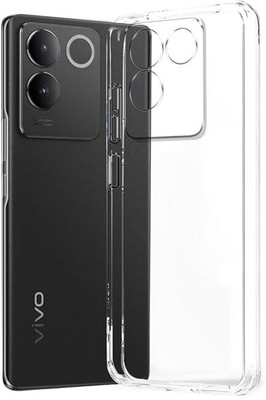 ALFA URBAN Back Cover for Vivo T2 Pro Transparent case | Raised Bumps Case | Soft TPU(Transparent, Flexible, Silicon, Pack of: 1)