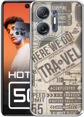 Casotec Back Cover for Infinix Hot 30 5G(Beige, Grey, Silicon, Pack of: 1)