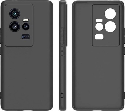 COVERLINE Back Cover for iQOO 11 5G Perfect Slim Fit with Shockproof Design Candy Case(Black, Matte Finish, Pack of: 1)