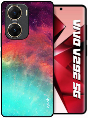 Qrioh Hybrid Back Cover for Vivo V29e 5G(Multicolor, Grip Case, Pack of: 1)