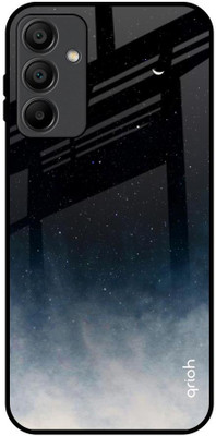 QRIOH Glass Back Cover for Samsung Galaxy A15 5G(Multicolor, Grip Case, Pack of: 1)