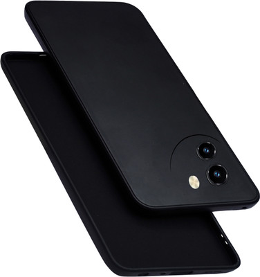 Micvir Back Cover for Vivo T3X 5G(Black, Dual Protection, Silicon, Pack of: 1)