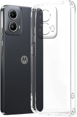 Vlmbr Back Cover for Motorola Edge 50 Fusion, Case -Silicon Black Transparent-b11(White, Camera Bump Protector, Silicon, Pack of: 1)