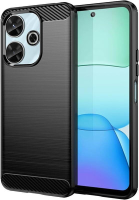 SmartLike Back Cover for Poco F6 5G(Black, Grip Case, Silicon, Pack of: 1)