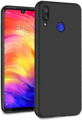 SRT Back Cover for Mi Redmi Note 7 Pro(Black, Matte Finish, Silicon, Pack of: 1)