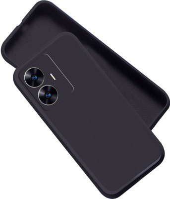 Artistque Back Cover for Realme C55(Black, Matte Finish, Silicon, Pack of: 1)