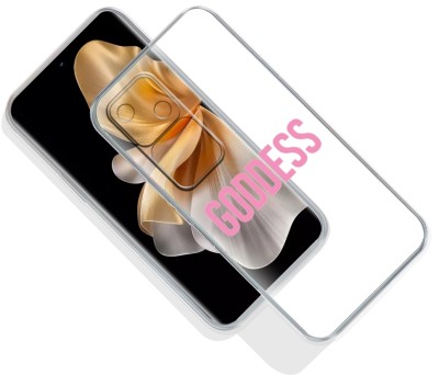 Mitvaa Back Cover for Vivo V30 5G(Transparent, Pink, Silicon, Pack of: 1)