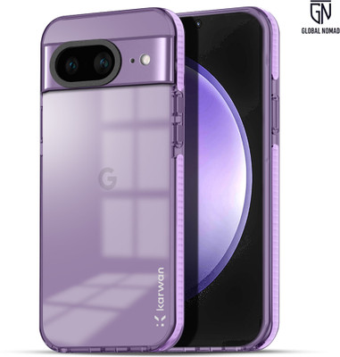 GLOBAL NOMAD Back Cover for Google Pixel 8(Purple, Shock Proof, Pack of: 1)