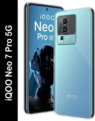 Casotec Back Cover for Vivo iQOO Neo 7 Pro 5G(Transparent, Flexible, Silicon, Pack of: 1)