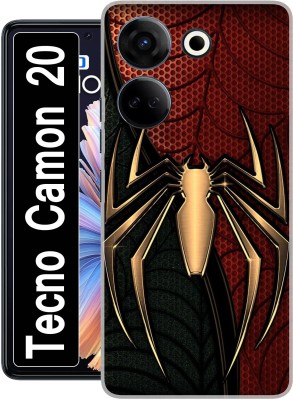 kudia Back Cover for Tecno Camon 20(Multicolor, Silicon, Pack of: 1)