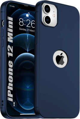 Enflamo Back Cover for Apple iPhone 12 Mini(Blue, Flexible, Silicon, Pack of: 1)
