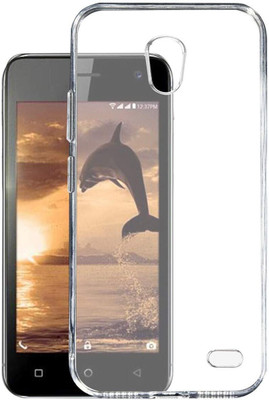 SRT Back Cover for Intex Aqua A4 Plus(Transparent, Pack of: 1)