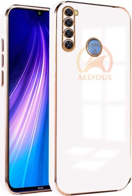 AelVouX Back Cover for Mi Redmi Note 8(White, Dual Protection, Pack of: 1)