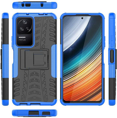 Elica Back Cover for Poco F4 5G(Blue, Flexible, Pack of: 1)