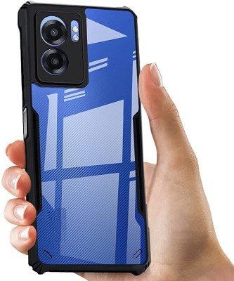 Phone Care Back Cover for OPPO K10 5G(Black, Transparent, Grip Case, Pack of: 1)