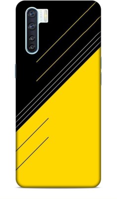 SmashItUp Back Cover for Oppo F15(Black, Yellow, Hard Case, Pack of: 1)