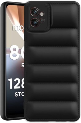 SnapStar Back Cover for Motorola G32(Puffer Case | Camera Protection | Soft & Flexible Case)(Black, Shock Proof, Silicon, Pack of: 1)