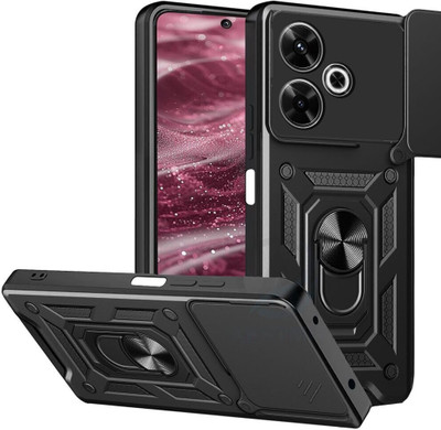 Kypo Back Cover for Mi Redmi 13 5G(Black, Slider, Pack of: 1)