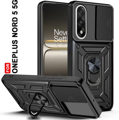 AESTMO Back Cover for OnePlus Nord 5 5G(Black, Slider, Pack of: 1)