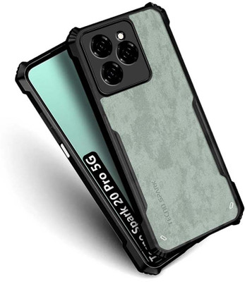 Memia Back Cover for Tecno Spark 20 Pro 5G(Black)