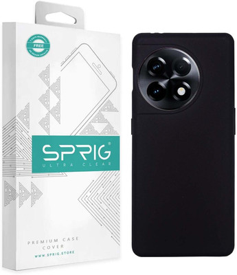 Sprig Liquid Silicone Back Cover for Sprig Liquid Silicone Back Cover for OnePlus 11R 5G (Black, Hard Case, Pack of: 1)(Black, Microfiber Lining, Silicon, Pack of: 1)