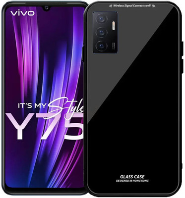Imperium World Back Cover for Vivo Y75 4G(Black, Hard Case, Pack of: 1)